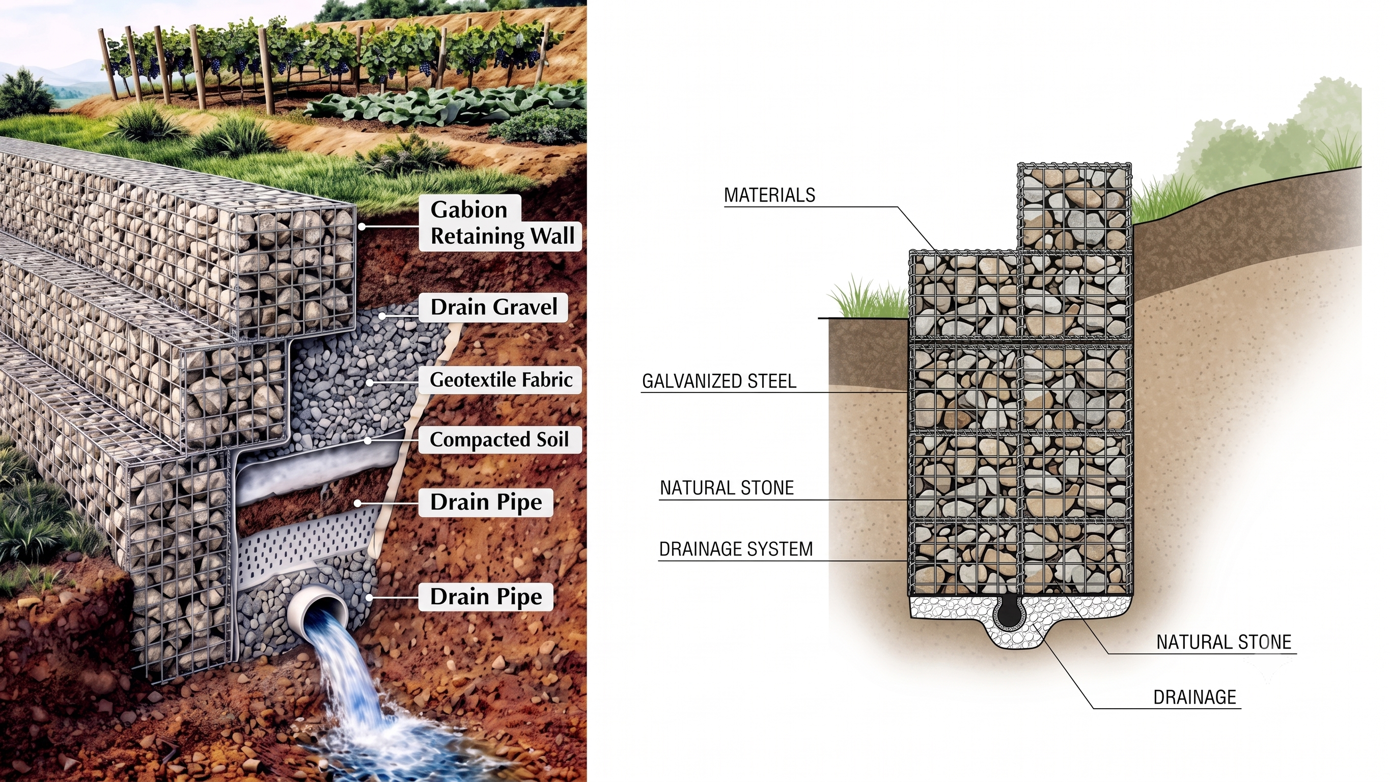 Gabion Basket Wall — photo 14